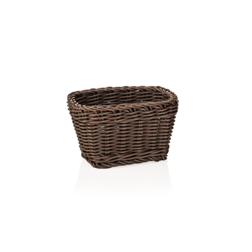 Cosuri pentru masa Basket Weaver Pro, 17 x 11 x 9 cm, maro, polipropilena, fara BPA Formatul compact si practic il