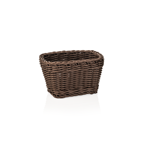 Cosuri pentru masa Basket Weaver Pro, 17 x 11 x 9 cm, maro, polipropilena, fara BPA Formatul compact si practic il