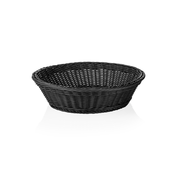 Cosuri profesionale pentru paine, Ø 37 cm, inaltime 9 cm, negre, polipropilena, fara BPA
