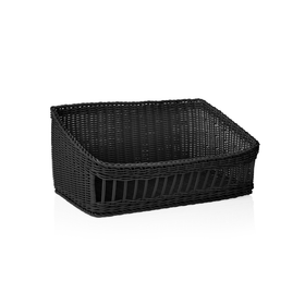Cosuri sistem profesionale pentru depozitare, 60 x 40 x 27 cm, negru, polipropilena, fara BPA