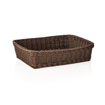 Cosuri sistem profesionale pentru impletit, 40 x 30 x 10 cm, maro, polipropilena, fara BPA