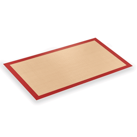 Covoras din silicon pentru copt, pentru tavi de cuptor, 59 x 39 cm, intarit cu fibra de sticla