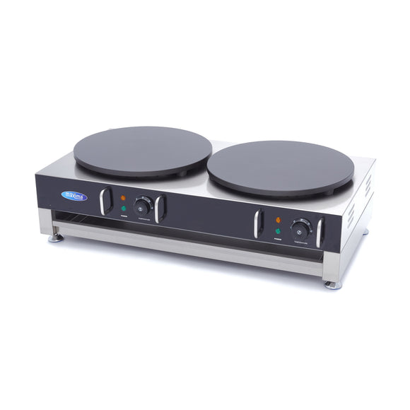 Crepiera electrica dubla, 2xØ40cm, 230V, 6kW