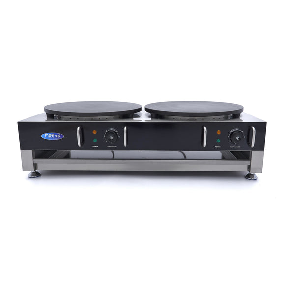Crepiera electrica dubla, 2xØ40cm, 230V, 6kW