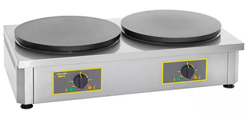 Crepiera electrica dubla, 2xØ35cm, 6kW