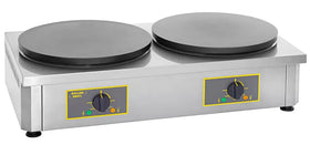 Crepiera electrica dubla, 2xØ40cm, 7,2kW