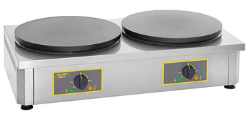 Crepiera electrica dubla, 2xØ40cm, 7,2kW