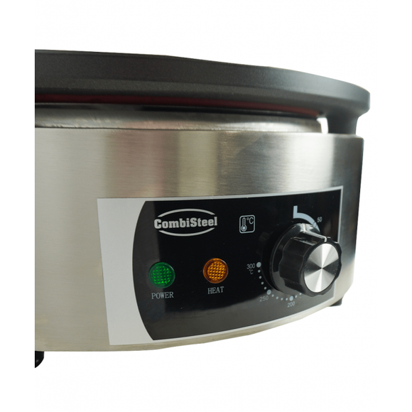 Crepiera electrica Ø40 cm, plita fonta cu teflon, 3 kW, 230 V.