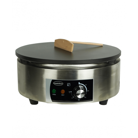 Crepiera electrica Ø40 cm, plita fonta cu teflon, 3 kW, 230 V.