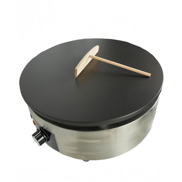 Crepiera electrica Ø40 cm, plita fonta cu teflon, 3 kW, 230 V.