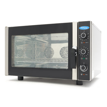 Cuptor combi steam, cap. 4 tavi (GN 11 60 x 40cm), aburi, analogic, 6,5 kW, 380V Cu acest cuptor combinat cu