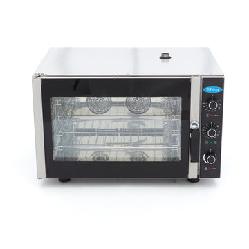 Cuptor combi steam, cap. 4 tavi (GN 11 60 x 40cm), aburi, analogic, 6,5 kW, 380V Cu acest cuptor combinat cu