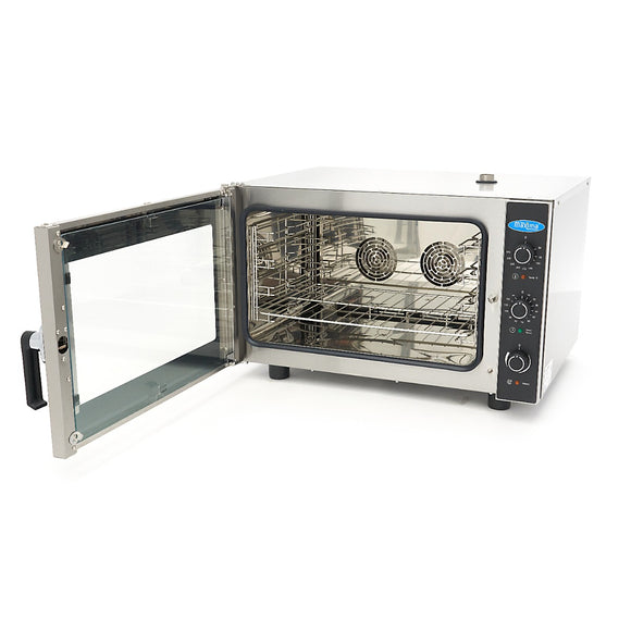 Cuptor combi steam, cap. 4 tavi (GN 11 60 x 40cm), aburi, analogic, 6,5 kW, 380V Cu acest cuptor combinat cu