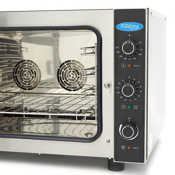 Cuptor combi steam, cap. 4 tavi (GN 11 60 x 40cm), aburi, analogic, 6,5 kW, 380V Cu acest cuptor combinat cu