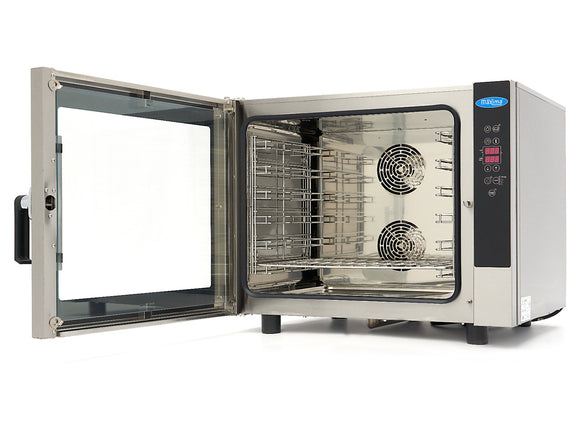 Cuptor combi steam, cap. 6 tavi (GN 11 60 x 40cm), aburi, digital, 7,9 kW, 380V Un cuptor profesional combi cu