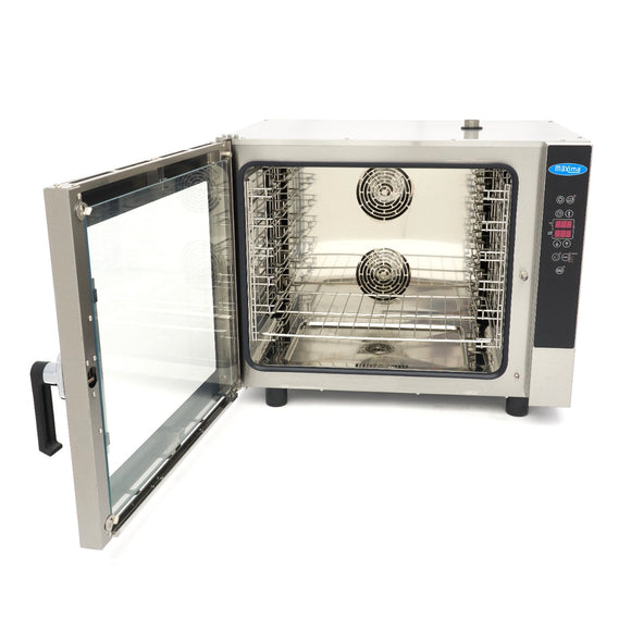 Cuptor combi steam, cap. 6 tavi (GN 11 60 x 40cm), aburi, digital, 7,9 kW, 380V Un cuptor profesional combi cu