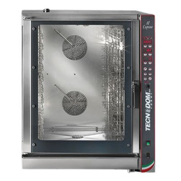 Cuptor electric 10 tavi (GN 11 sau 60x40 cm) comenzi digitale, abur, sistem de spalare 12,7 kW