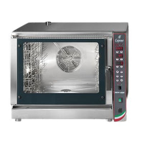 Cuptor electric 5 tavi (GN 11 sau 60x40 cm) comenzi digitale, abur, sistem de spalare 6,45 kW