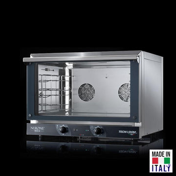 Cuptor electric pentru 4 tavi (60x40 cm) Tecnodom Nerone 600 PLUS 4T, comanda mecanica, convectie, 5,4 kW - Made in Italy