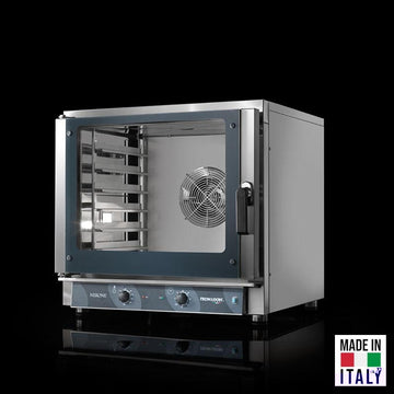 Cuptor electric pentru 5 tavi (60x40 cm) Tecnodom Nerone MID, comanda mecanica, convectie, 6,45 kW - Made in Italy