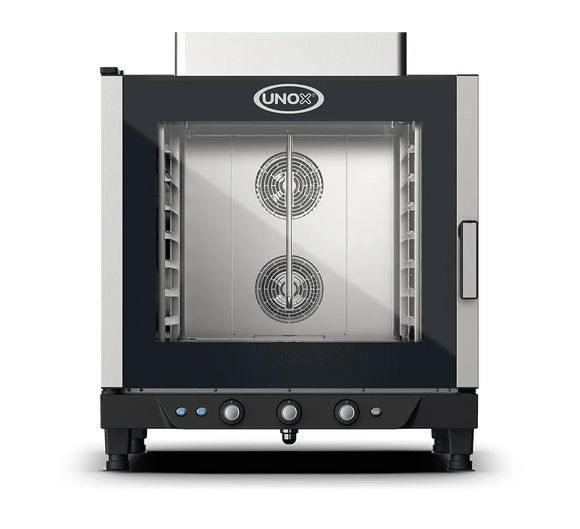 Cuptor UNOX pentru bucatarie CHEFLUX 7 tavi GN 11 alimentare pe gaz, comenzi electromecanice