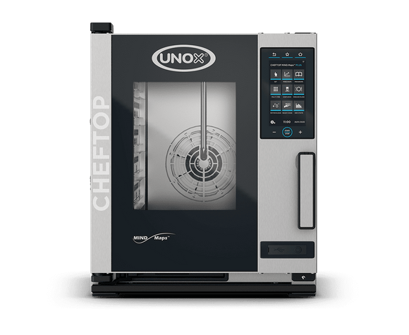 Cuptor UNOX pentru bucatarie CHEFTOP MIND.Maps COMPACT PLUS 5 tavi GN 23 alimentare electrica, comenzi touch screen cu...