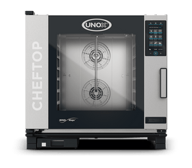 Cuptor UNOX pentru bucatarie CHEFTOP MIND.Maps PLUS 6 tavi GN 21 alimentare pe gaz, comenzi touch screen cu display 9.5