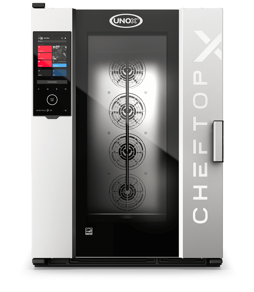 Cuptor UNOX pentru bucatarie CHEFTOP-X 10 tavi GN 21 alimentare electrica, comenzi touch screen cu display 16