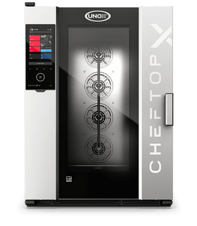 Cuptor UNOX pentru bucatarie CHEFTOP-X 10 tavi GN 21 alimentare electrica, comenzi touch screen cu display 16