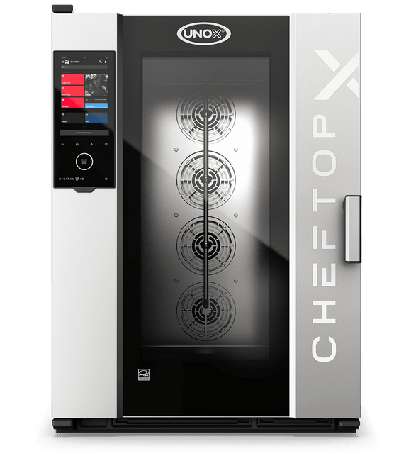 Cuptor UNOX pentru bucatarie CHEFTOP-X 10 tavi GN 21 alimentare electrica, comenzi touch screen cu display 16