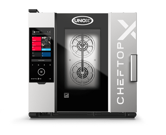 Cuptor UNOX pentru bucatarie CHEFTOP-X 6 tavi GN 11 alimentare pe gaz, comenzi touch screen cu display 16
