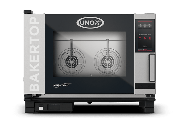 Cuptor UNOX pentru patiserie BAKERTOP MIND.Maps ONE4 tavi 600x400 alimentare electrica, comenzi touch screen cu display 9.5