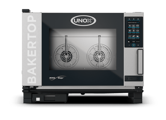 Cuptor UNOX pentru patiserie BAKERTOP MIND.Maps PLUS4 tavi 600x400 alimentare electrica, comenzi touch screen cu display 9.5