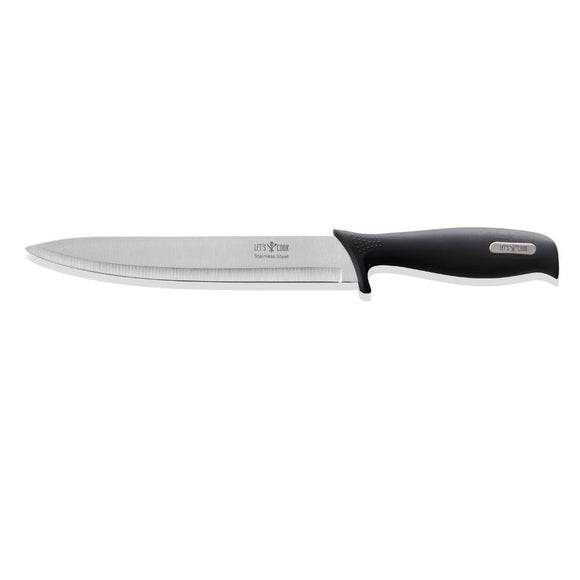 Cutit de transat lama 19 cm, inox, maner cauciuc Cutit pentru transat cu lama