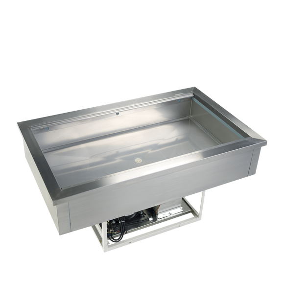 Cuva refrigerata de incastrat 102 l, 3 GN, +2/+8°C, racire statica Tefcold – cuvă frigorifică de încastrat pentru bufete, linii de servire și catering