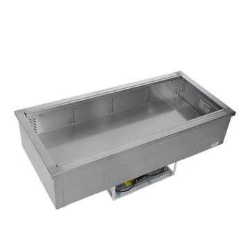 Cuva refrigerata de incastrat 127 l, 4 GN, +2/+8°C, racire ventilata Tefcold – cuvă frigorifică de încastrat pentru bufete, linii de servire și catering