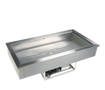 Cuva refrigerata de incastrat 136 l, 4 GN, +2/+8°C, racire statica Tefcold – cuvă frigorifică de încastrat pentru bufete, linii de servire și catering