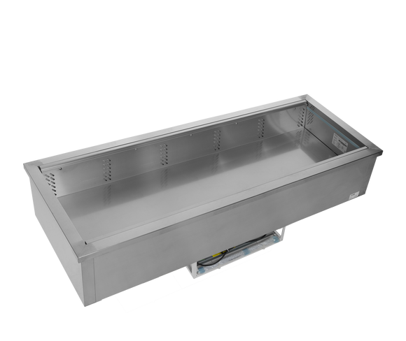 Cuva refrigerata de incastrat 159 l, 5 GN, +2/+8°C, racire ventilata Tefcold – cuvă frigorifică de încastrat pentru bufete, linii de servire și catering