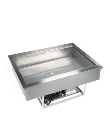 Cuva refrigerata de incastrat 68 l, 2 GN, +2/+8°C, racire statica Tefcold – cuvă frigorifică de încastrat pentru bufete, linii de servire și catering