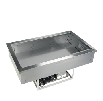 Cuva refrigerata de incastrat 96 l, 3 GN, +2/+8°C, racire ventilata Tefcold – cuvă frigorifică de încastrat pentru bufete, linii de servire și catering