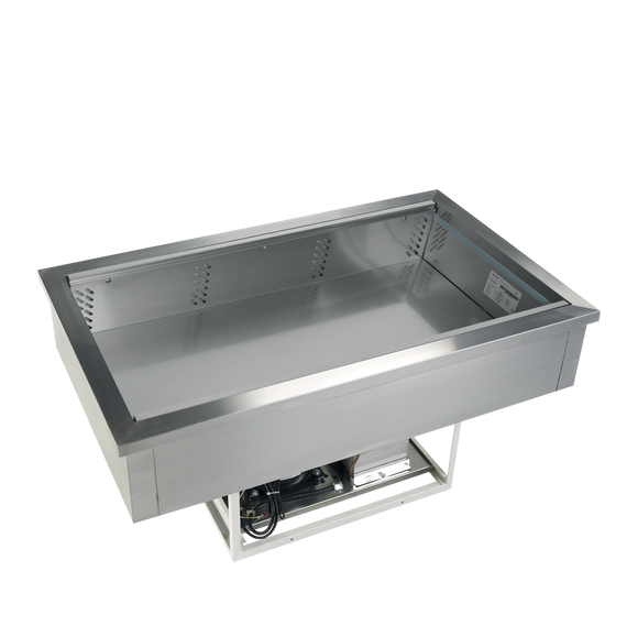 Cuva refrigerata de incastrat 96 l, 3 GN, +2/+8°C, racire ventilata Tefcold – cuvă frigorifică de încastrat pentru bufete, linii de servire și catering
