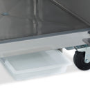 Dulap de congelare inox pentru 10 tavi patiserie (60x40 cm) -10C -20C, racire ventilata, 800 Litri, cu roti