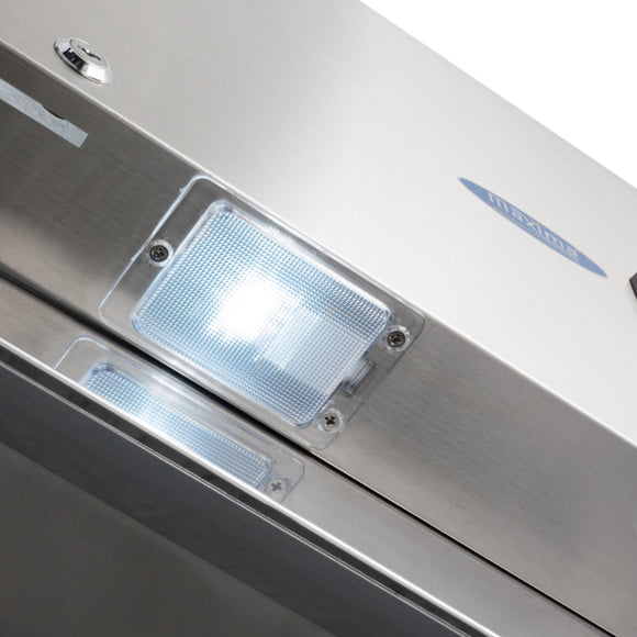 Dulap de congelare inox pentru 10 tavi patiserie (60x40 cm) -10C -20C, racire ventilata, 800 Litri, cu roti