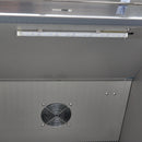 Dulap de congelare inox cu usa sticla, -18C -22C, racire ventilata, 3 polite GN 21, 600 Litri, cu roti