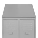 Acoperis inclinat pentru dulap BHP 60 gri 60x50x20 cm-11
