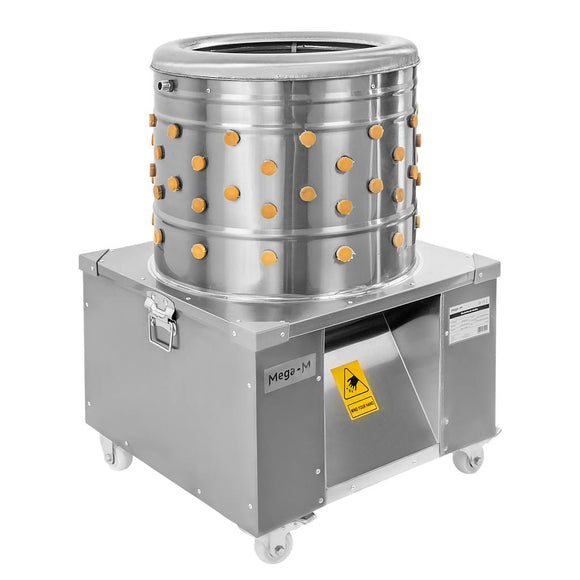 Deplumator pentru pasari, Ø tambur 50 cm, 2-3 pui 1.5 kgmin 1500 W