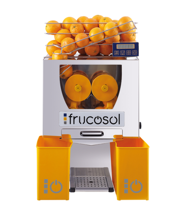 Storcator automat citrice Frucosol F50C cu contor digital portii – control precis cost per pahar, stoarcere fara amareala, 25 fructe pe minut, pentru baruri si restaurante HoReCa