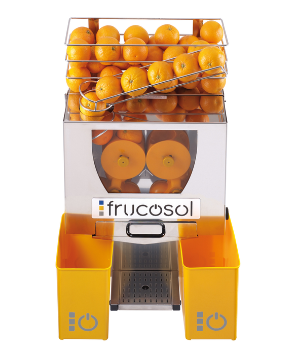 Frucosol F50 – corp din otel inoxidabil alimentar, design ergonomic pentru curatare rapida HACCP, demontare completa in 7 minute