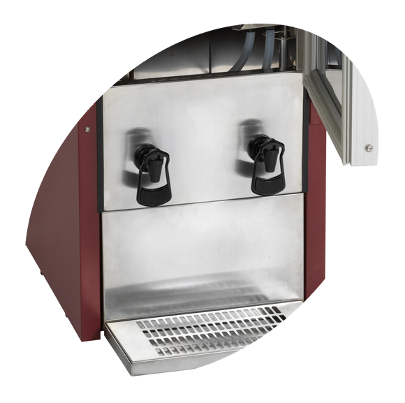 Sistem servire vin bag-in-box DKS200 rosu, 102 l, +3/+9C, 2x20L Tefcold – sistem de servire vin bag-in-box refrigerat pentru restaurant, catering si evenimente