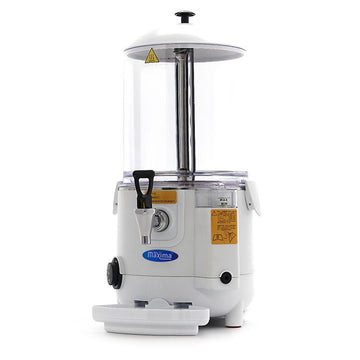 Dozator de ciocolata calda - 10L, alb, incalzire tip bain marie pe aburi